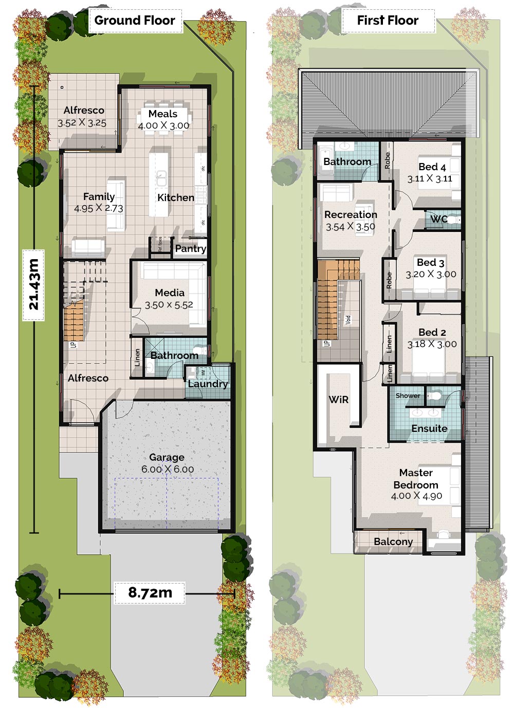 Heron, Two Storey House Plan