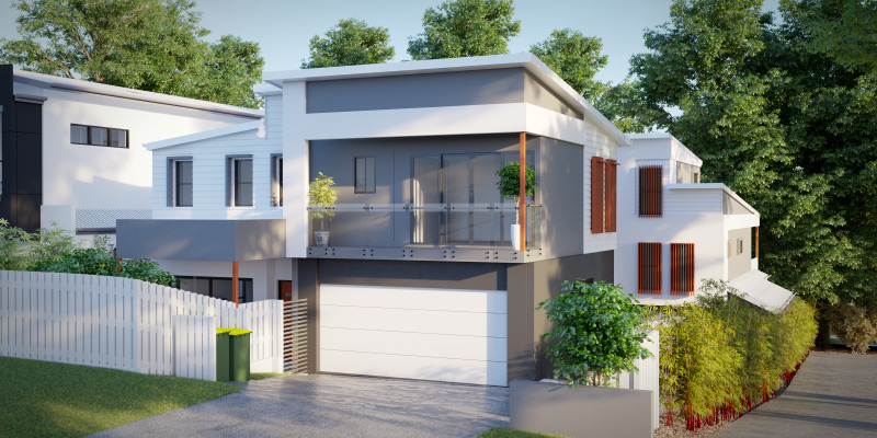Firetail, Duplex Lot House Plan
