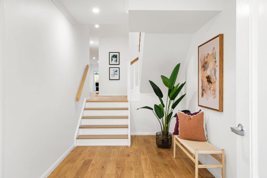 This Small Lot Custom Home Design was built as an upmarket Investment Home at Alderley on a budget to meet the market.