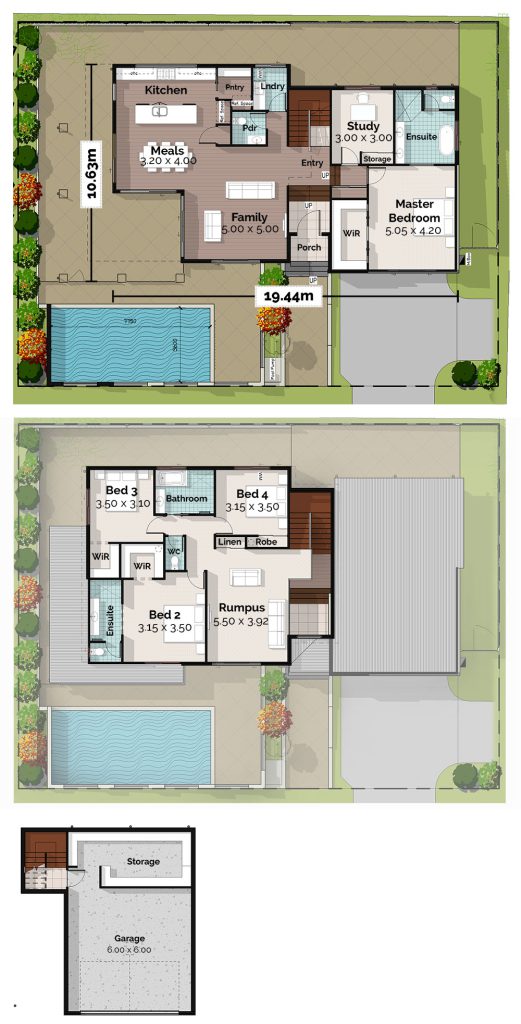 Custom Home Builder Brisbane – Split-Level Home Design for Sloping Block