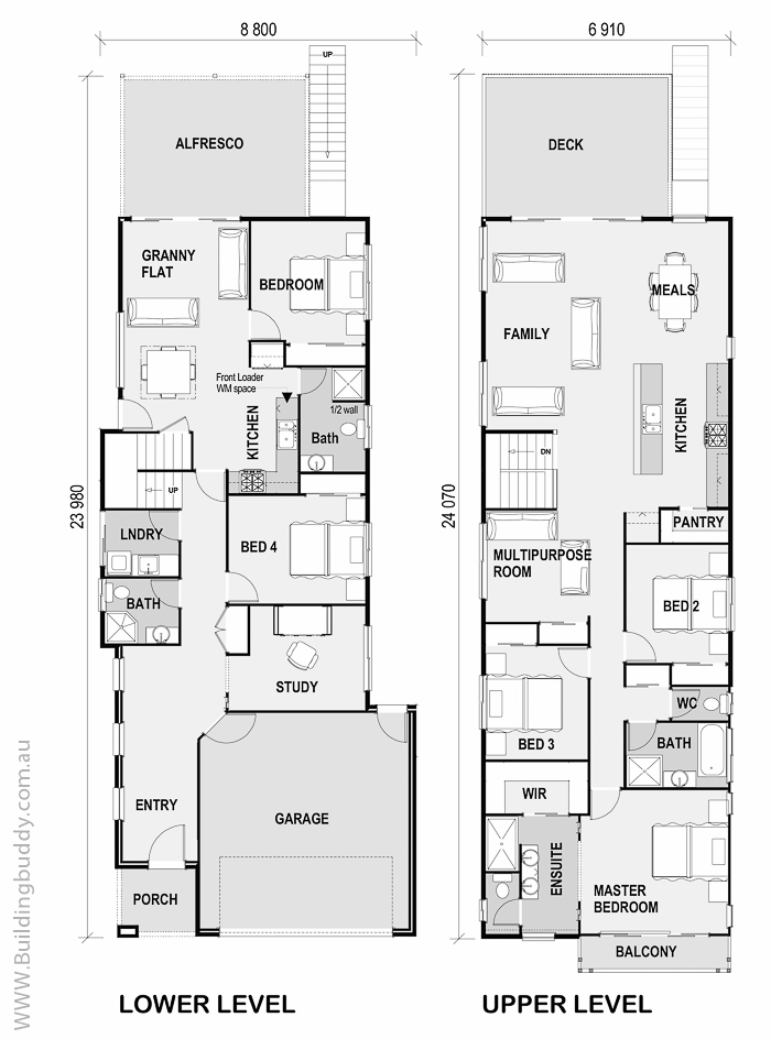 Granny Flat Floorplans