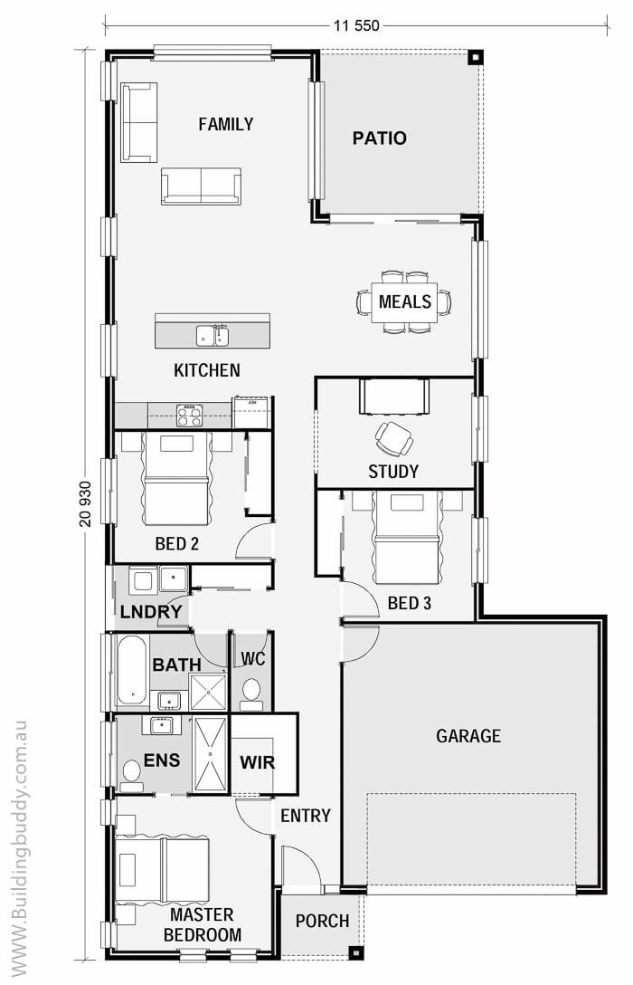 Chisholm Single Storey Home Design - Powerful House & Land Pachage