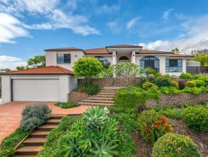 Split-Level Home with Panoramic Views – Sloping Lot Home Design