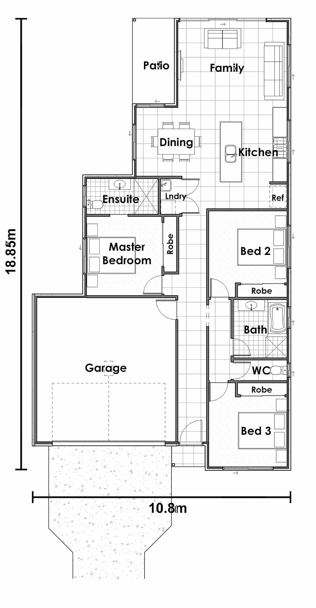 Willie Wagtail Single Storey Home Design - More for Your Money