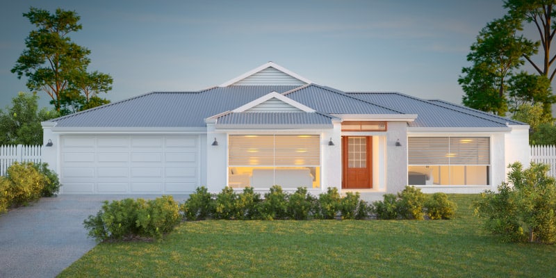 Blackwood Single Storey House Plan frontal facade